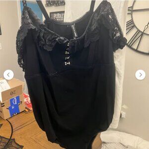 Torrid Black Bodysuit Size 3
